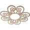 Ekena Millwork Cohen Wood Fretwork Pierced Ceiling Medallion, Red Oak, 36"OD x 12 1/4"ID x 1/4"T CMWP36X36X0250CORO - alternate 3